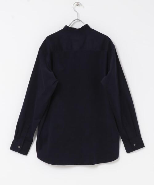 URBAN RESEARCH ROSSO MEN(アーバンリサーチロッソメン)の「アーバンリラックスコーデュロイバンドシャツ(シャツ/ブラウス・メンズ・ダークブラウン/ネイビー/チャコールグレー/アイボリー/ブラック/カーキ・SMALL/MEDIUM/LARGE/X-LARGE)」の8枚目の写真