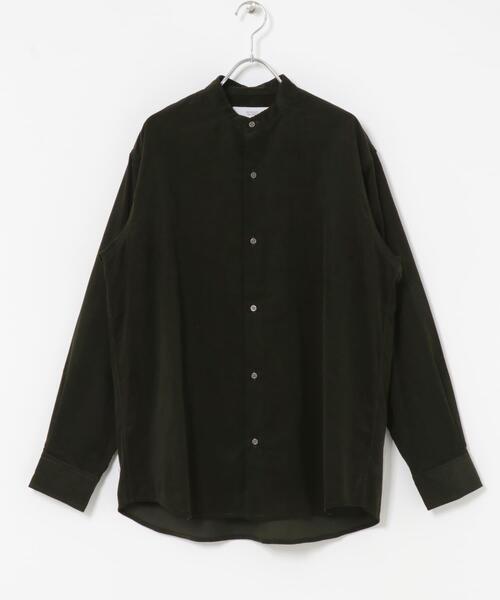 URBAN RESEARCH ROSSO MEN(アーバンリサーチロッソメン)の「アーバンリラックスコーデュロイバンドシャツ(シャツ/ブラウス・メンズ・ダークブラウン/ネイビー/チャコールグレー/アイボリー/ブラック/カーキ・SMALL/MEDIUM/LARGE/X-LARGE)」の21枚目の写真
