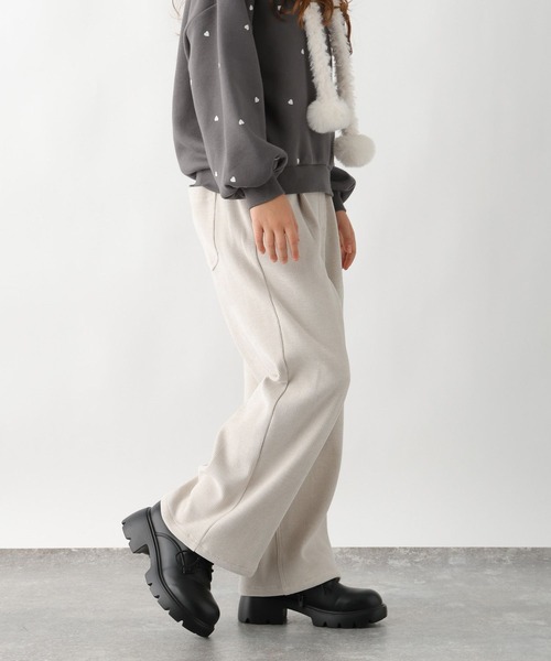 GLOBAL WORK（グローバルワーク）の「やわらかカコーデュロイワイド/599747（その他パンツ・キッズ・ピンク/アイボリー・130cm/140cm/150cm/160cm）」の6枚目の写真