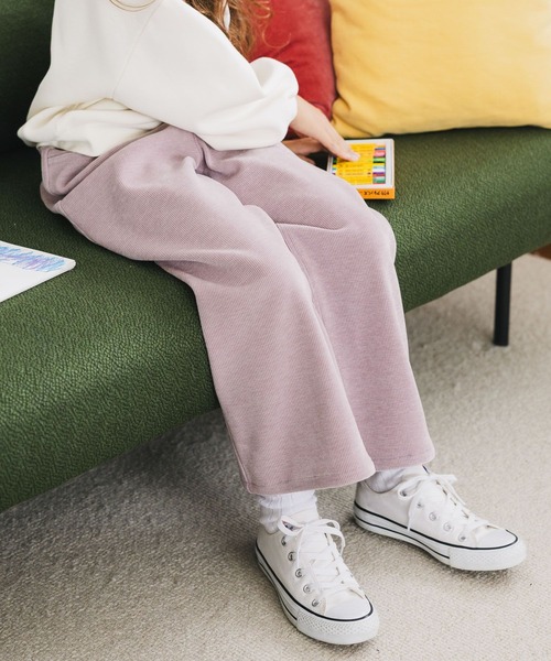 GLOBAL WORK（グローバルワーク）の「やわらかカコーデュロイワイド/599747（その他パンツ・キッズ・ピンク/アイボリー・130cm/140cm/150cm/160cm）」の21枚目の写真