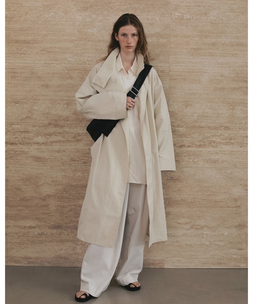 anuke（アンヌーク）の「Stitch Over Shirts（シャツ/ブラウス・レディース・チャコールグレー/クリーム/アイボリー・FREE）」の10枚目の写真