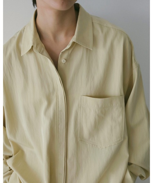 anuke（アンヌーク）の「Stitch Over Shirts（シャツ/ブラウス・レディース・チャコールグレー/クリーム/アイボリー・FREE）」の11枚目の写真