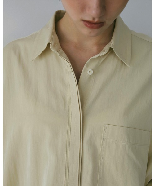 anuke（アンヌーク）の「Stitch Over Shirts（シャツ/ブラウス・レディース・チャコールグレー/クリーム/アイボリー・FREE）」の13枚目の写真