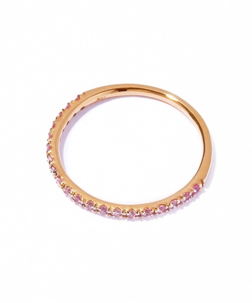 les bonbon(ルボンボン)の「【les bon bon】embrace pink sapphire ring/エンブレイス ピンクサファイア リング BOB804(リング・レディース・ゴールド・3/5/9/11/13/15 )」の3枚目の写真