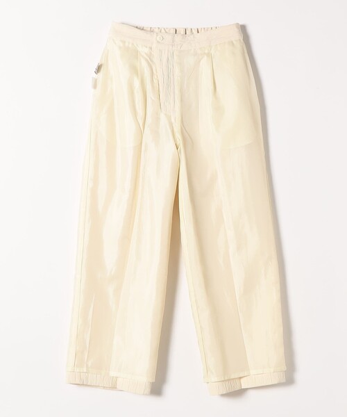 SHIPS any（シップス エニィ）の「SHIPS any:〈手洗い可能〉ジャカード タック セミワイド パンツ［NAVY BLUE］（その他パンツ・レディース・ネイビー/ナチュラル・36/38）」の20枚目の写真