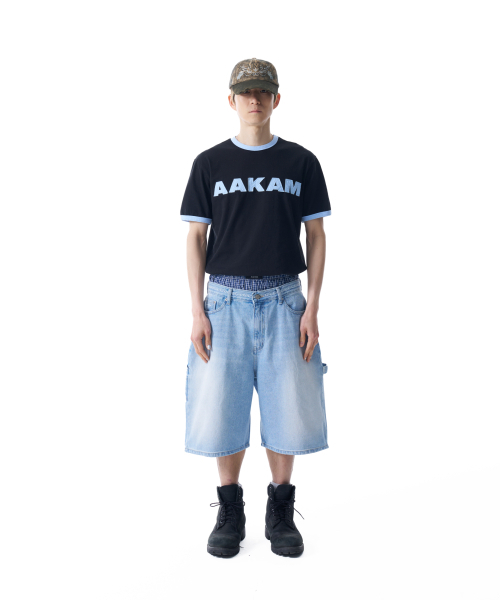 AAKAM(アーカム)の「Logo Patch Ringer Top (Black-Sky Blue)(Tシャツ/カットソー・レディース・その他・2/1)」の8枚目の写真