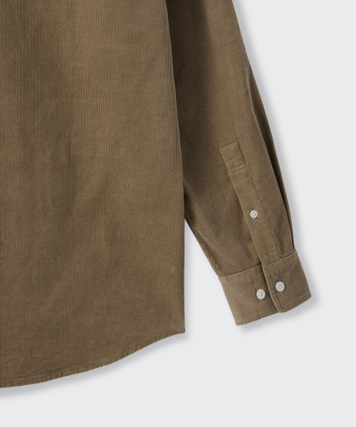 MUSINSA STANDARD（ムシンサスタンダード）の「リラックスド16Wコーデュロイシャツ[ベージュ]（シャツ/ブラウス・メンズ・その他・MEDIUM/LARGE/X-LARGE/XX-LARGE）」の5枚目の写真