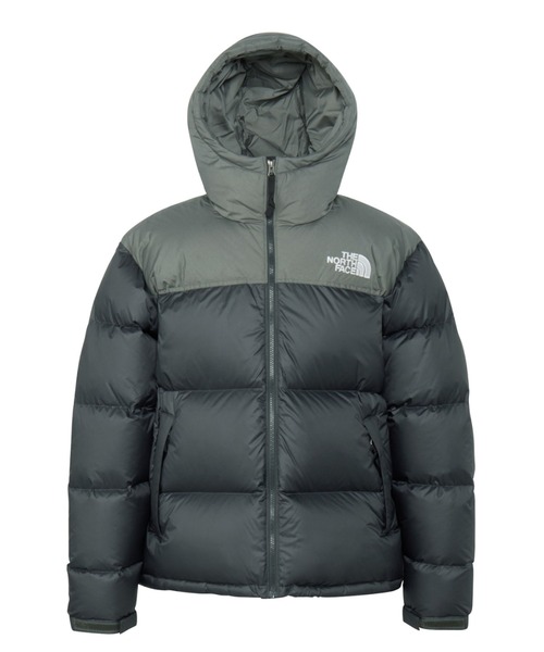 THE NORTH FACE(ザノースフェイス)の「ザ ノース フェイス THE NORTH FACE Nuptse Hoodie ヌプシフーディー(ダウンジャケット/コート・メンズ・ブラック/ライトブラウン/グレー・S/M/L/LL/3L)」の2枚目の写真