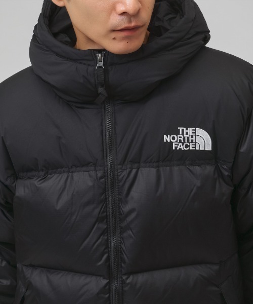 THE NORTH FACE(ザノースフェイス)の「ザ ノース フェイス THE NORTH FACE Nuptse Hoodie ヌプシフーディー(ダウンジャケット/コート・メンズ・ブラック/ライトブラウン/グレー・S/M/L/LL/3L)」の6枚目の写真