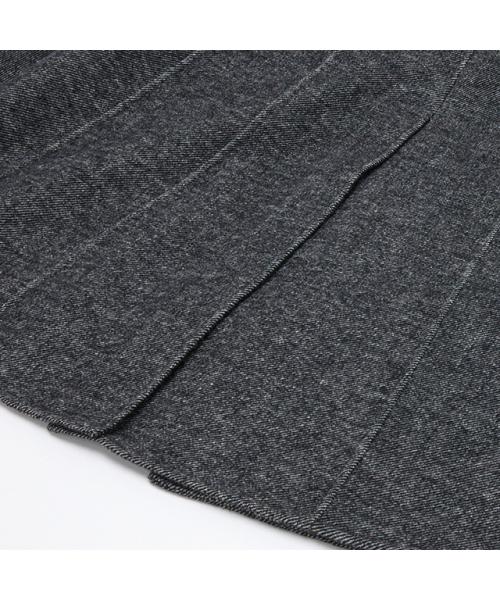 LAP(ラップ)の「(ハンド) スリムAラインロングコート AQ4WTA72(ダッフルコート・レディース・ブラック/チャコール・SMALL/MEDIUM)」の4枚目の写真