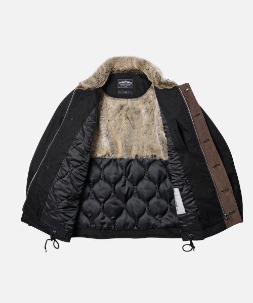 FRIZMWORKS(フリズムワークス)の「EDGAR N-1 DECK JACKET _ BLACK(ダウンジャケット/コート・メンズ・その他・MEDIUM/LARGE/X-LARGE/SMALL)」の4枚目の写真