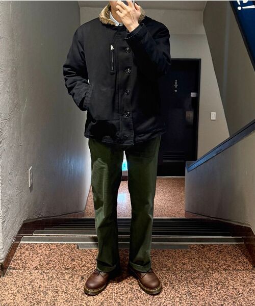 FRIZMWORKS(フリズムワークス)の「EDGAR N-1 DECK JACKET _ BLACK(ダウンジャケット/コート・メンズ・その他・MEDIUM/LARGE/X-LARGE/SMALL)」の10枚目の写真