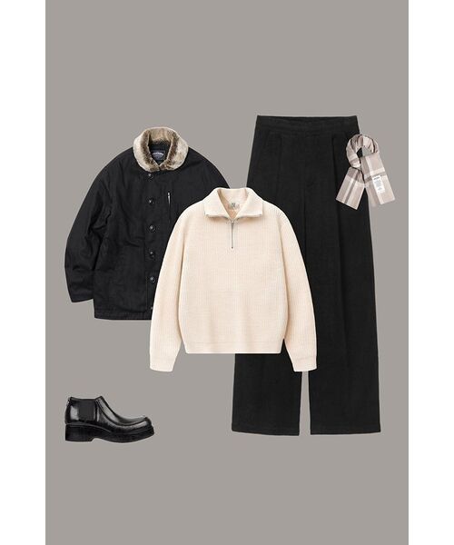 FRIZMWORKS(フリズムワークス)の「EDGAR N-1 DECK JACKET _ BLACK(ダウンジャケット/コート・メンズ・その他・MEDIUM/LARGE/X-LARGE/SMALL)」の11枚目の写真