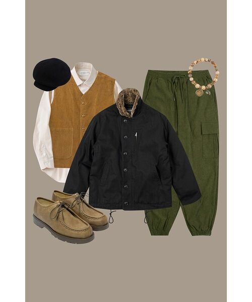 FRIZMWORKS(フリズムワークス)の「EDGAR N-1 DECK JACKET _ BLACK(ダウンジャケット/コート・メンズ・その他・MEDIUM/LARGE/X-LARGE/SMALL)」の12枚目の写真
