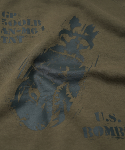 FRIZMWORKS（フリズムワークス）の「BOMBS AWAY SWEATSHIRT _ OLIVE（スウェット・メンズ・その他・SMALL/MEDIUM/LARGE/X-LARGE）」の6枚目の写真
