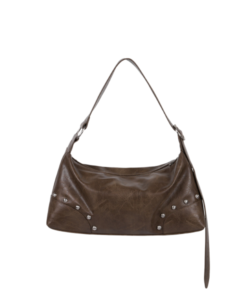 IUGAMAKARAS（イウガマカラス）の「Studded Hobo Bag (Brown)（ショルダーバッグ・レディース・その他・FREE）」の11枚目の写真