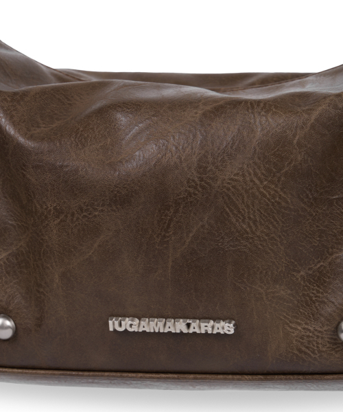 IUGAMAKARAS（イウガマカラス）の「Studded Hobo Bag (Brown)（ショルダーバッグ・レディース・その他・FREE）」の12枚目の写真