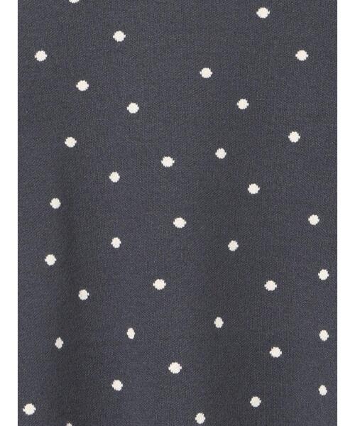 Te chichi TERRASSE（テチチテラス）の「ドットジャカードクルーネックニット（ニット/セーター・レディース・チャコールグレー/ベージュ/グレー・F）」の17枚目の写真