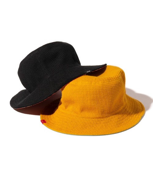 glamb(グラム)の「Reversible Bucket Hat / リバーシブルバケットハット(ハット・メンズ・マスタード/ブラック・FREE)」の3枚目の写真