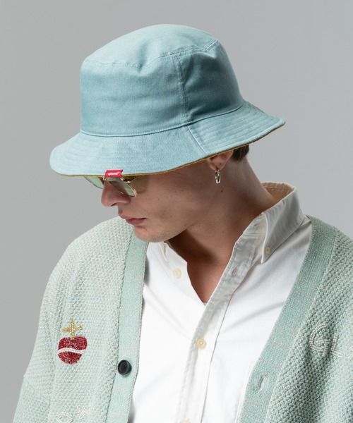 glamb(グラム)の「Reversible Bucket Hat / リバーシブルバケットハット(ハット・メンズ・マスタード/ブラック・FREE)」の8枚目の写真