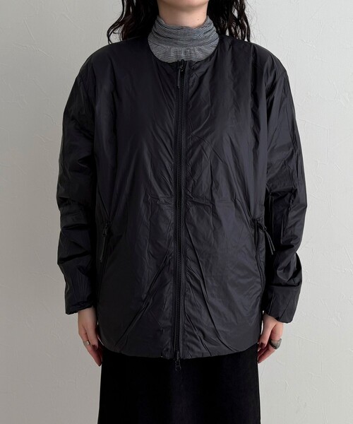 TAION(タイオン)の「【TAION/タイオン】REVERSIBLE CHINA BUTTON INNER DOWN(ダウンジャケット/コート・レディース・ベージュ/カーキ/ブラック・38)」の4枚目の写真