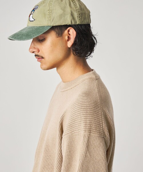 crepuscule（クレプスキュール）の「＜crepuscule × Steven Alan＞ AZE CN KNIT/ニット（ニット/セーター・メンズ・ナチュラル/ブラック・1/2）」の7枚目の写真
