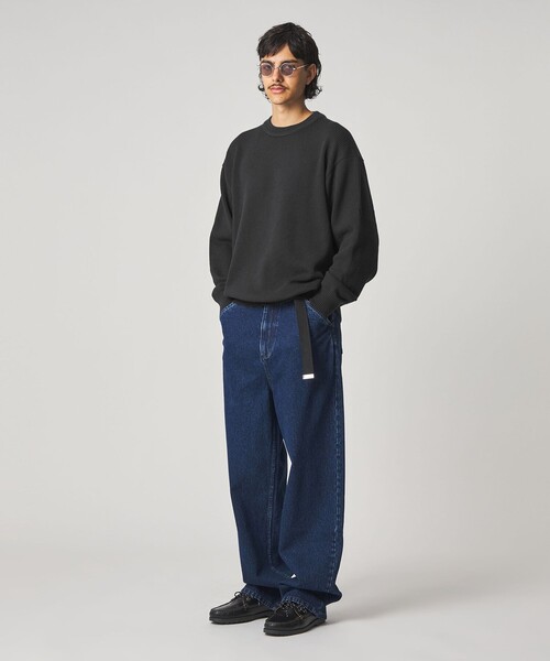 crepuscule（クレプスキュール）の「＜crepuscule × Steven Alan＞ AZE CN KNIT/ニット（ニット/セーター・メンズ・ナチュラル/ブラック・1/2）」の13枚目の写真