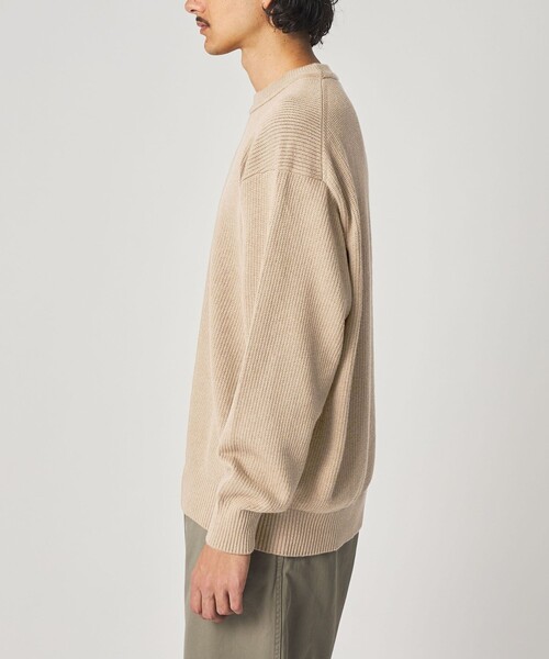 crepuscule（クレプスキュール）の「＜crepuscule × Steven Alan＞ AZE CN KNIT/ニット（ニット/セーター・メンズ・ナチュラル/ブラック・1/2）」の15枚目の写真