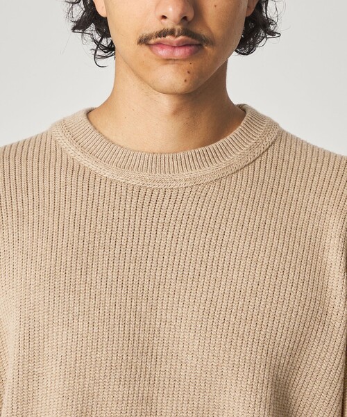 crepuscule（クレプスキュール）の「＜crepuscule × Steven Alan＞ AZE CN KNIT/ニット（ニット/セーター・メンズ・ナチュラル/ブラック・1/2）」の17枚目の写真