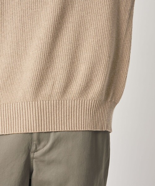 crepuscule（クレプスキュール）の「＜crepuscule × Steven Alan＞ AZE CN KNIT/ニット（ニット/セーター・メンズ・ナチュラル/ブラック・1/2）」の19枚目の写真