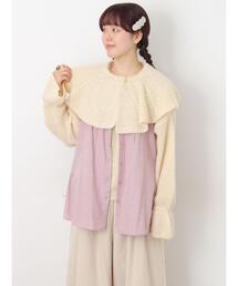 Samansa Mos2 | 【Cross×Linen】ピンタックベスト(ベスト)