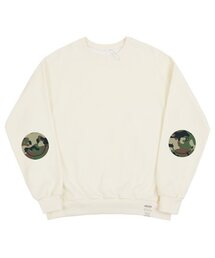 [UNISEX]エルボカモドットスマイルマンツーマン_クリーム