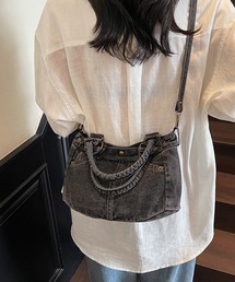 SANSeLF | 【SANSeLF】 デニム2WAYショルダーバッグ saa25a194(ショルダーバッグ)