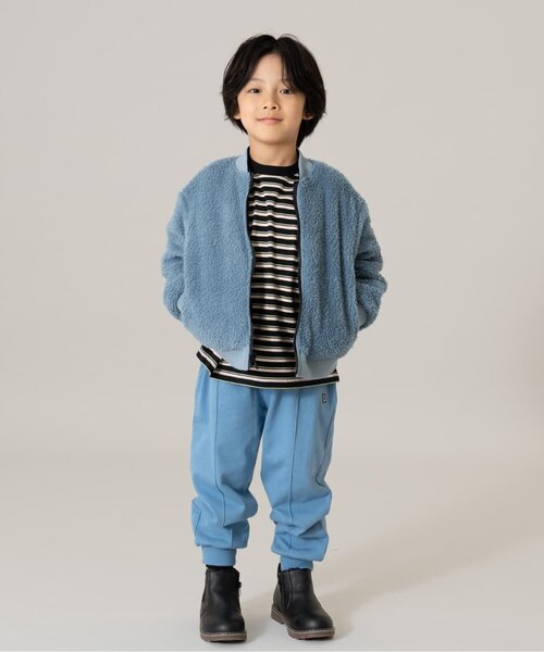 and D. petit main（アンドディープティマイン）の「ワンポイントジョグパンツ（その他パンツ・キッズ・ライトブルー/チャコール/ピンク/ライトグレー・120cm/130cm/90cm/100cm/140cm/110cm）」の8枚目の写真