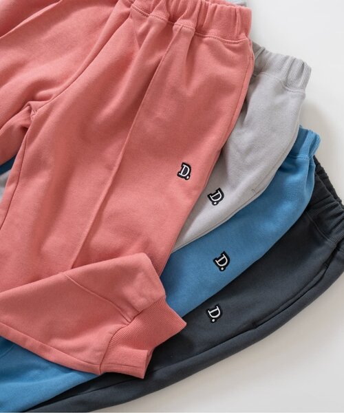 and D. petit main（アンドディープティマイン）の「ワンポイントジョグパンツ（その他パンツ・キッズ・ライトブルー/チャコール/ピンク/ライトグレー・120cm/130cm/90cm/100cm/140cm/110cm）」の10枚目の写真