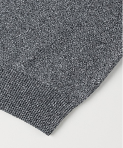 BACK NUMBER(バックナンバー)の「【BACK NUMBER】衿付きポロニットトップス (上品デザイン / ボックスシルエット / 伸縮素材 / オフィスカジュアル)(ニット/セーター・メンズ・ブラック/グレー/ブラウン・L/XL/M)」の20枚目の写真