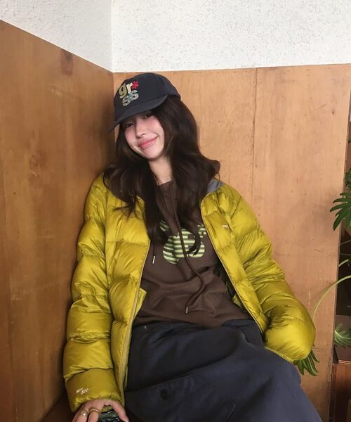 GRAVER（グレーバー）の「[ユニセックス]GRAE-Sストライプフードパーカー_ブラウン（パーカー・レディース・ブラウン・SMALL/MEDIUM/LARGE）」の15枚目の写真