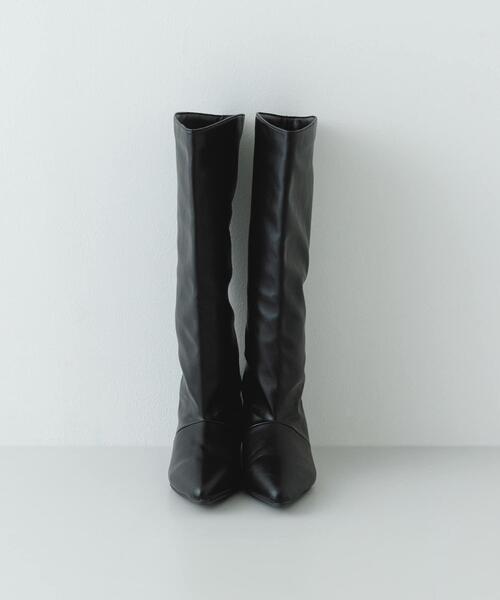 RODE SKO（ロデスコ）の「2.5センチワイドシャフトロングブーツ（ブーツ・レディース・ブラック/ダークブラウン・36/39/37/38）」の9枚目の写真