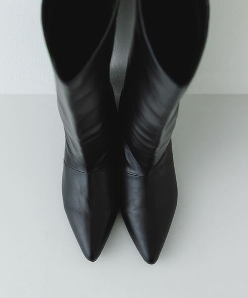 RODE SKO（ロデスコ）の「2.5センチワイドシャフトロングブーツ（ブーツ・レディース・ブラック/ダークブラウン・36/39/37/38）」の12枚目の写真