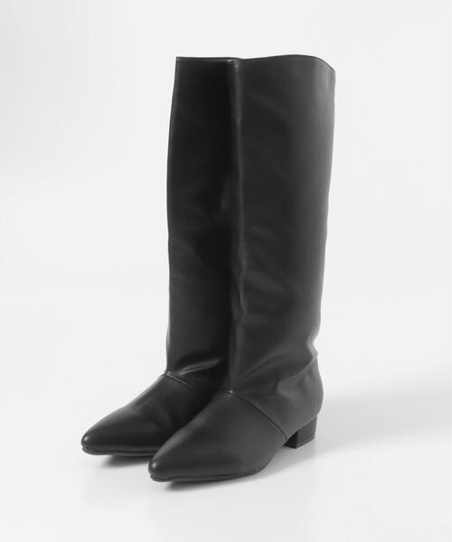 RODE SKO（ロデスコ）の「2.5センチワイドシャフトロングブーツ（ブーツ・レディース・ブラック/ダークブラウン・36/39/37/38）」の13枚目の写真