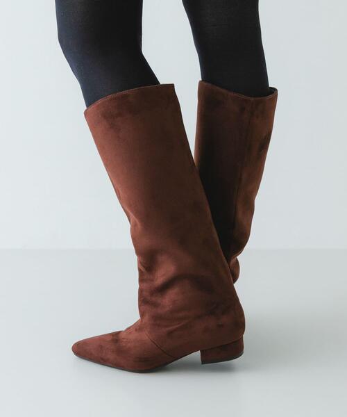 RODE SKO（ロデスコ）の「2.5センチワイドシャフトロングブーツ（ブーツ・レディース・ブラック/ダークブラウン・36/39/37/38）」の19枚目の写真