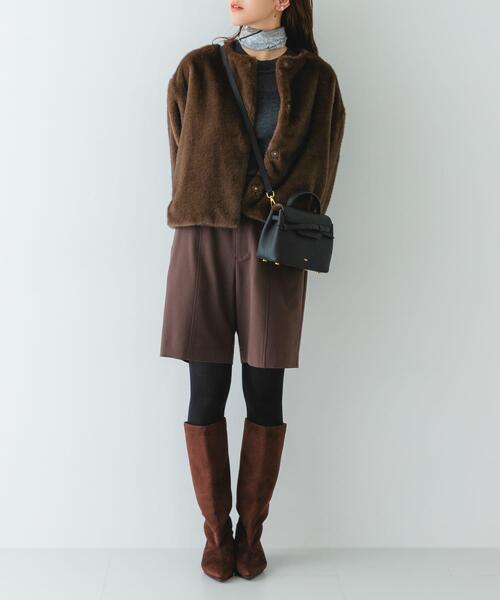 RODE SKO（ロデスコ）の「2.5センチワイドシャフトロングブーツ（ブーツ・レディース・ブラック/ダークブラウン・36/39/37/38）」の22枚目の写真