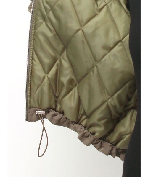 EVRIS(エヴリス)の「ボリュームギャザーショートMA-1(MA-1・レディース・ブラック/カーキ/ホワイト・FREE)」の15枚目の写真