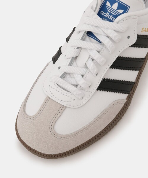 adidas(アディダス)の「【KIDS/キッズ】【adidas Originals】SAMBA OG CF EL C(スニーカー・キッズ・オフホワイト/ブラック・18/20/21/19)」の4枚目の写真