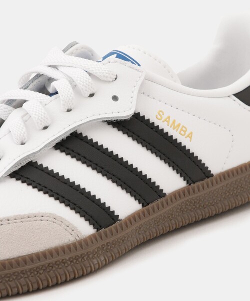 adidas(アディダス)の「【KIDS/キッズ】【adidas Originals】SAMBA OG CF EL C(スニーカー・キッズ・オフホワイト/ブラック・18/20/21/19)」の6枚目の写真