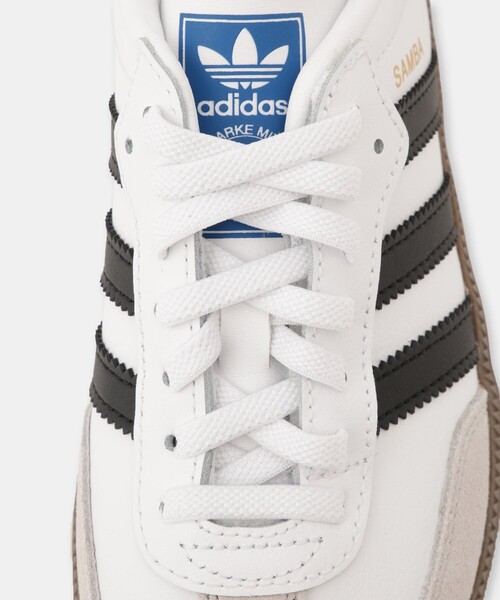 adidas(アディダス)の「【KIDS/キッズ】【adidas Originals】SAMBA OG CF EL C(スニーカー・キッズ・オフホワイト/ブラック・18/20/21/19)」の7枚目の写真