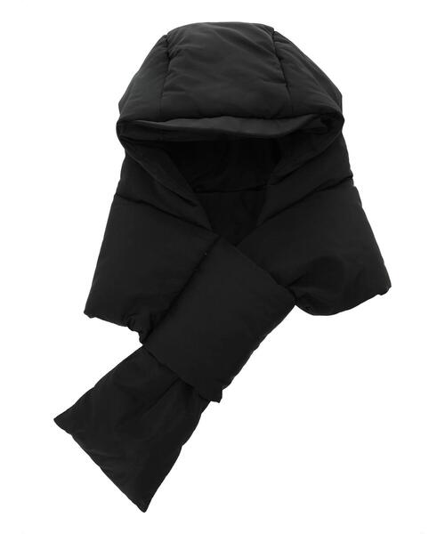 Lugnoncure（ルノンキュール）の「中綿フード（ストール/ショール・レディース・ホワイト/ブラック・F）」の10枚目の写真