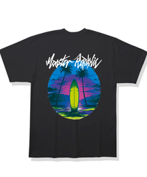 サーフィンシェイク ミッドナイトブルー Tシャツ ブラック