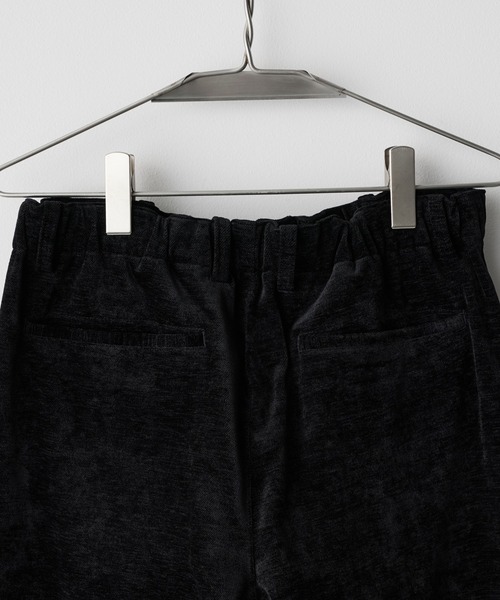 WASHED VELVET CURVE CUT WIDE PANTS（その他パンツ）｜WYM LIDNM