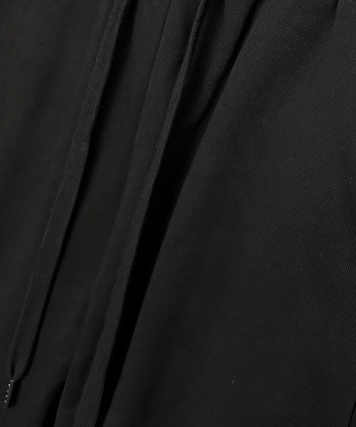 JOKER(ジョーカー)の「【Black by VANQUISH】ロゴプレートジョガーパンツ メンズ スウェット スエット スリム 細身 ブラック 黒 ストレッチ 春服 冬服(スウェットパンツ・メンズ・ブラック・M/L/XL)」の11枚目の写真